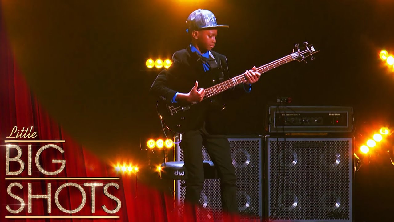 10-Year-Old Bass Player WOWS Steve Harvey | Little Big Shots