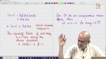 Lec 16 Orthogonality on Vector Space