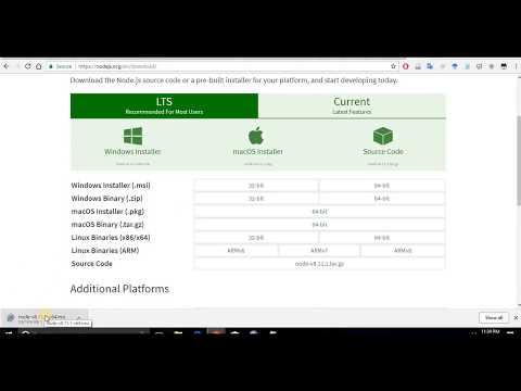 How to install Node js on windows in two minutes  2018