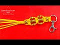 Super Easy Paracord Lanyard Keychain | How to Make a Paracord Key Chain Handmade DIY Tutorial #63