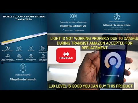 havells smart light | wifi tubelight |dimmable batten