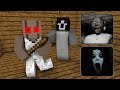 Monster School : GRANNY VS SLENDRINA HORROR GAME CHALLENGE - Minecraft Animation