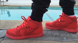 nike dunk high red october