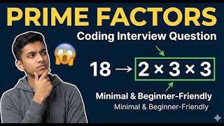 Day 45 | Prime Factors – Simple Logic Asked in Interviews #coding #interview #programming