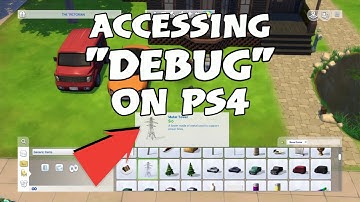 How to Access "DEBUG" on PS4 (A Sims 4 Tutorial)