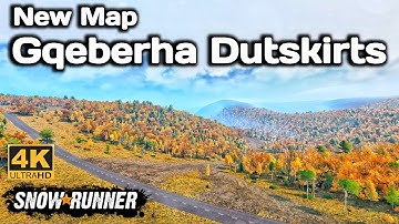 New Map Gqeberha Dutskirts In SnowRunner Season 16 #snowrunner #truck #4k 