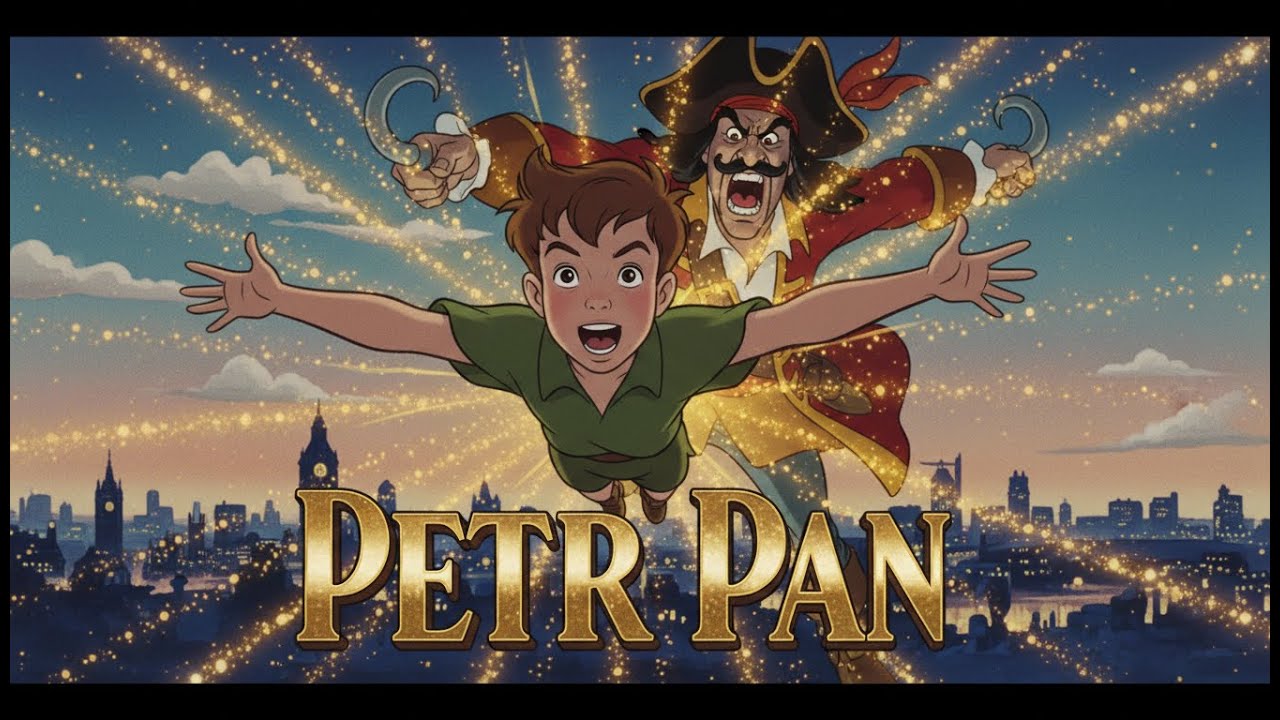 🧚‍♂️ Petr Pan: Celá audio pohádka (Disney Styl) 🏴‍☠️