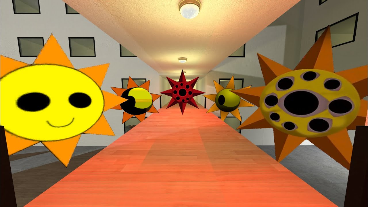 Piramixed Sprunki Mr. Sun Phases And Family Nextbot Gmod