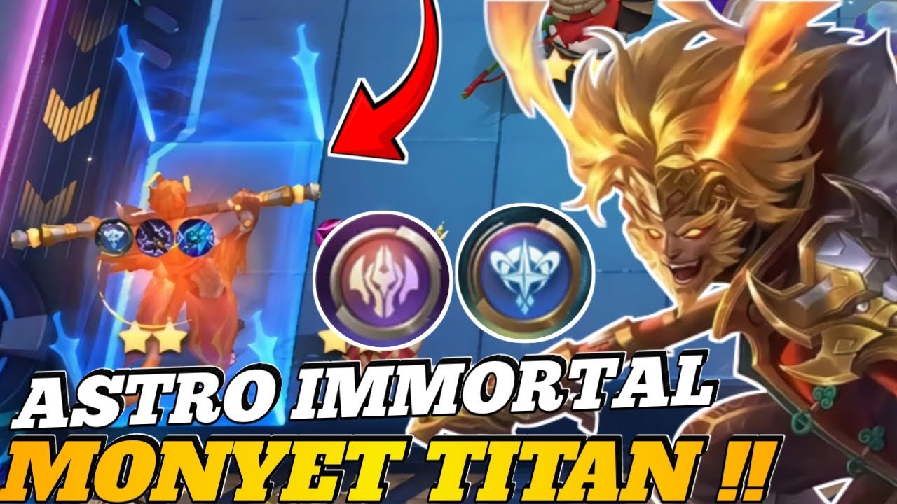 MONYET ASTRO IMMORTAL TITAN MODE❗ COMBO TERKUAT MAGIC CHESS MOBILE LEGENDS