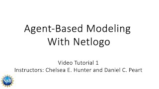 Agent-Based Modeling with Netlogo - Video 1 of 3 Wealth