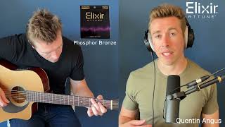 The Next Gen of Acoustic Tone | Quentin Angus compares Elixir Attune Phosphor Bronze & 80/20 Bronze