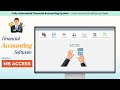 Financial Accounting Software in Microsoft Access | Fully Automated Income Statement | Balance Sheet