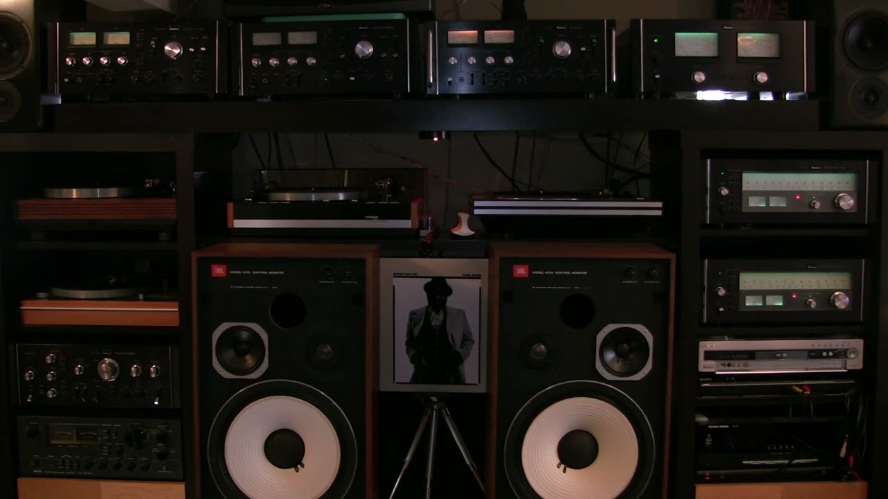 Sansui au 20000 - JBL 4312A Speakers - YouTube