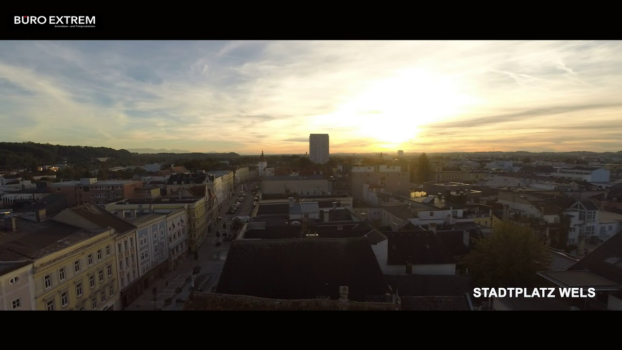 Stadtplatz Wels Zeitraffer
