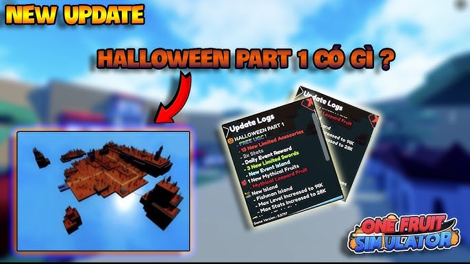 🎃 Halloween Update 🎃 ONE FRUIT SIMULATOR CODES - CODES ONE FRUIT