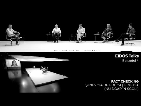 EIDOS Talks | Ep. 4: FACT CHECKING și nevoia de educație media (nu doar în școli)