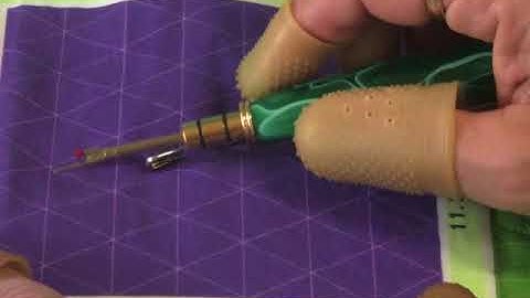 Sashiko Diamonds; Week #33 of "A Grid Design Every Week"