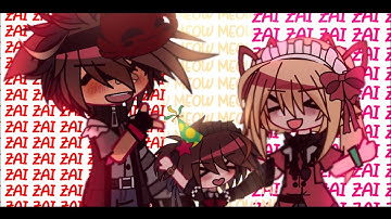 "Zai, Zai & Meow, Meow!" || The Afton Kids || FNAF