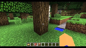 Minecraft Tutorial - Simple Hidden TNT Tree Trap