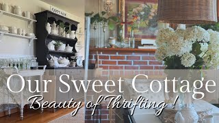 Charming Dining Room Wallpaper | Budget Friendly Decorating Ideas | Thrifted Flip &amp; Style Decor 