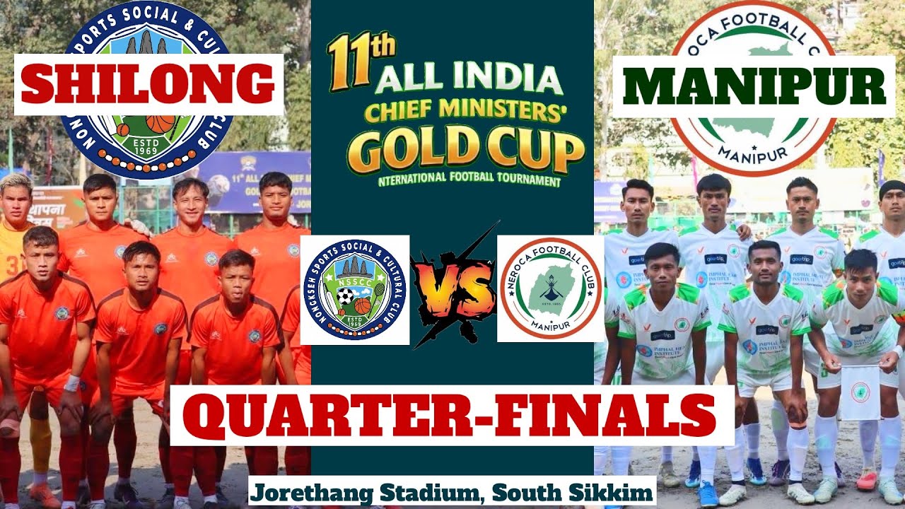 🔥 SHILLONG Vs MANIPUR | 😱Nongkseh Vs Neroca 🔥 India’s Messi, Ronaldo | Best football Tournament