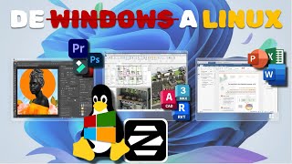 INSTALE Lumion Revit AutoCAD Filmora Adobe TODO lo de Windows en Linux Zorin y FUNCIONA!