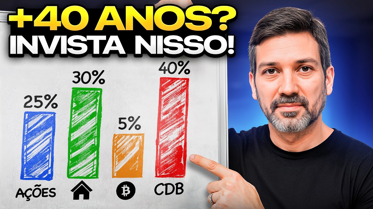 COMO INVESTIR DEPOIS DOS 40: A CARTEIRA CERTA para quem COMEÇOU TARDE