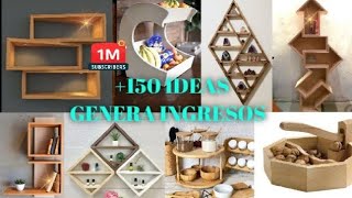 Increíbles +160 Ideas de madera para el Hogar y Cocina !que puedes hacer y vender,Genera Ingresos¡