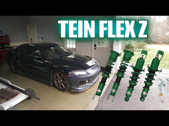 Mazda RX8 Coilover Install (Tein Flex Z Coilovers) - YouTube