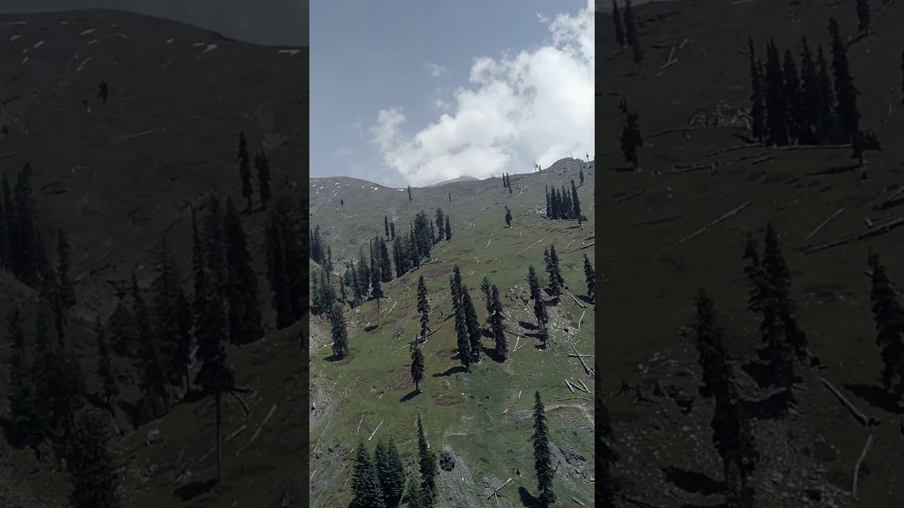 very beautiful length and height of mountains 