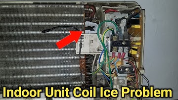 A/C Indoor unit evaporator coil ice problem solution in Urdu/Hindi
