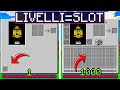 MINECRAFT MA OGNI LIVELLO = 1 SLOT INVENTARIO