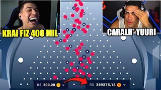 YUURI FICOU SEM ACREDITAR APÓS FAZER 500 REAIS VIRAR 400 MIL EM MINUTOS NO PLINKO COM SUA CONTA REAL screenshot 5