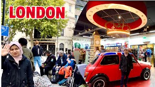 4K Enjoy Vibrant London City Vlog, Flower Garden & Souvenir Shopping Central London!🛍 #londoneye