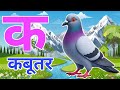 क से कबूतर, अ से अनार a se anar k se kabutar | Hindi varnmala | ABCD क से कबूतर अ से अनार, for kids 