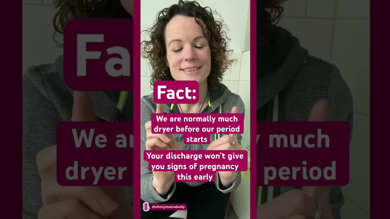 Is Dry Discharge An Early Sign Of Pregnancy 