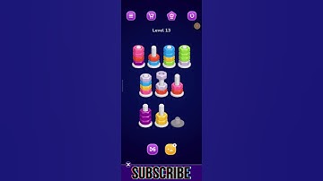 Nut Sort Level 13 #sorts #sort #bolt