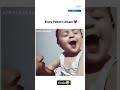 Cute baby kissing his father 😀😀