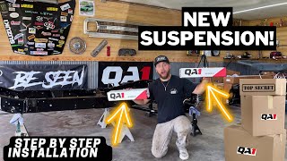 Installing QA1 rear suspension on a 1969 C10!!