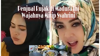 Viral Wajah Penjual Rujak Di Madura Ini Mirip Syahrini, Hingga Kewalahan Melayani Pembeli