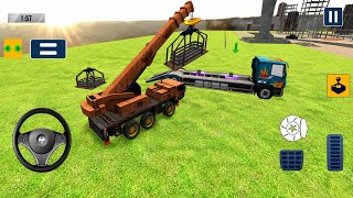 🚛 Crazy Crane Truck Driving Game |  FULL GAME PLAY | #simulatorgames #simulator #games #gameplay  screenshot 3