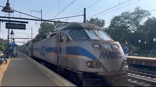 MARC and Amtrak action at Odenton, MD with Amtrak 642! 7/22/25
