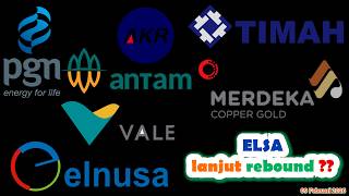 Technical Analysis of IHSG MEDC ELSA PGAS PGEO MDKA MBMA EMAS ANTM INCO TINS ​​AKRA ESSA NCKL