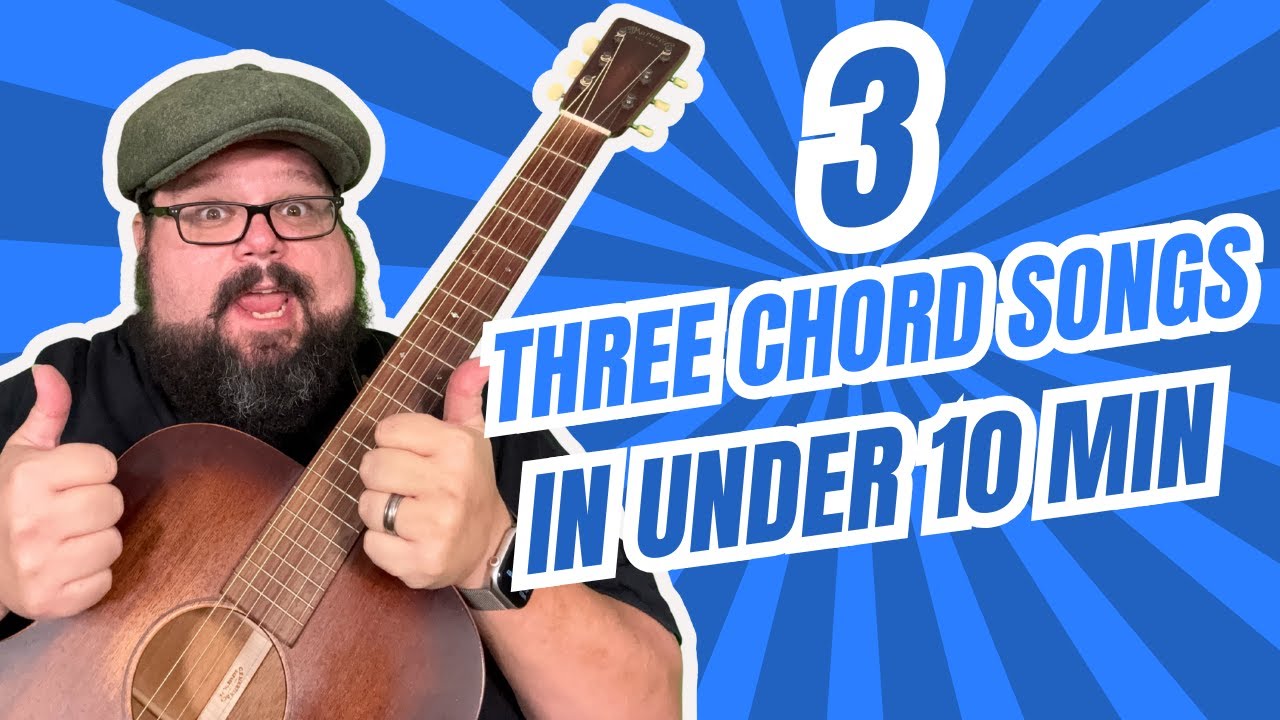 3 Easy 3-Chord Songs for Guitar In Under 10 Minutes! | Chevans Music