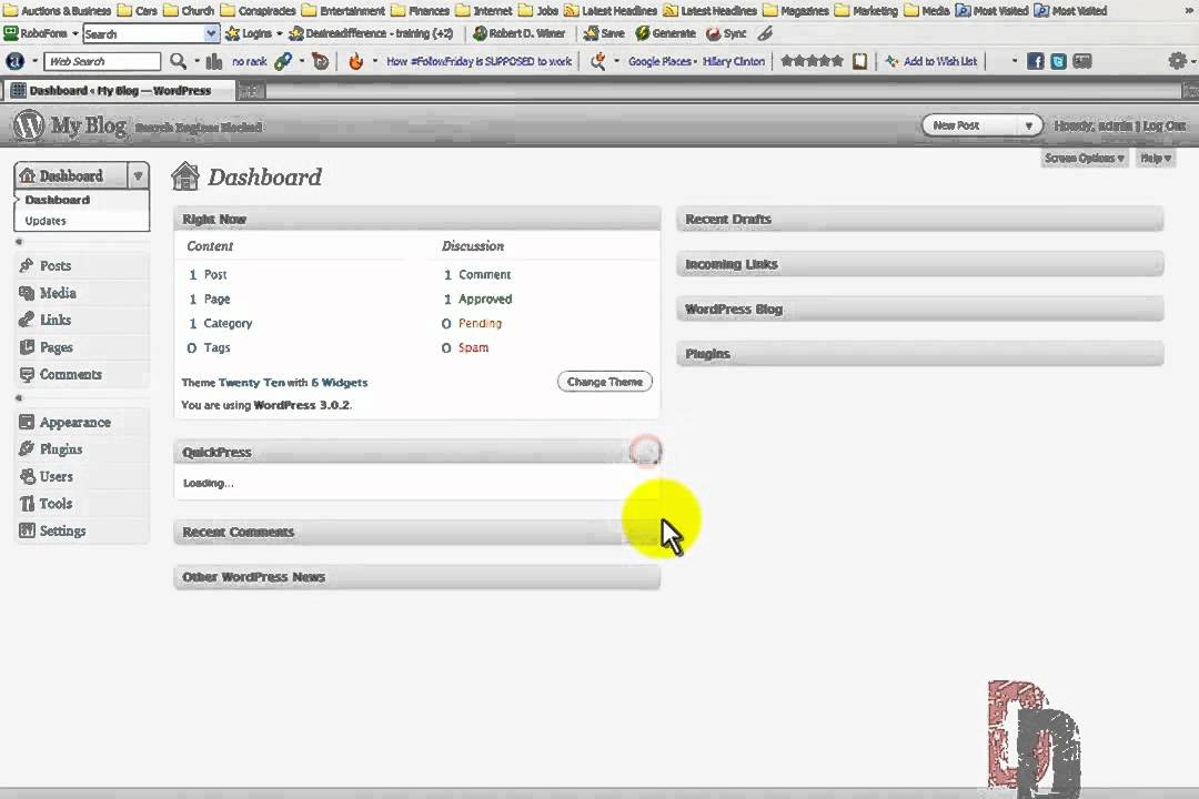 Wordpress Tutorial - General Settings - YouTube