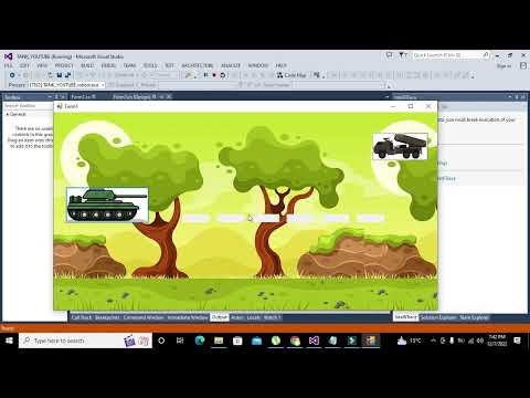 how to make a simple battle tank game in c# | simplest battle tank game in c#