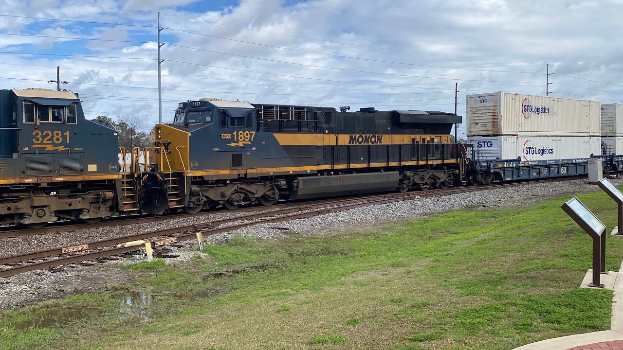 Railfanning in Cordele GA 2-16-25 Feat. CSX 1897, 1851 & 4720 (Monon, NC&STL & One CSX units)
