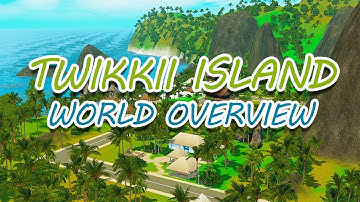SIMS 2 VACATION VIBES! Twikkii Island The Sims 3 World Overview