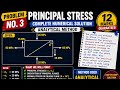 Problem No. 3 | Principal Stress Using Analytical Method | SOM Numerical | SPPU UNIVERSITY | PYQ