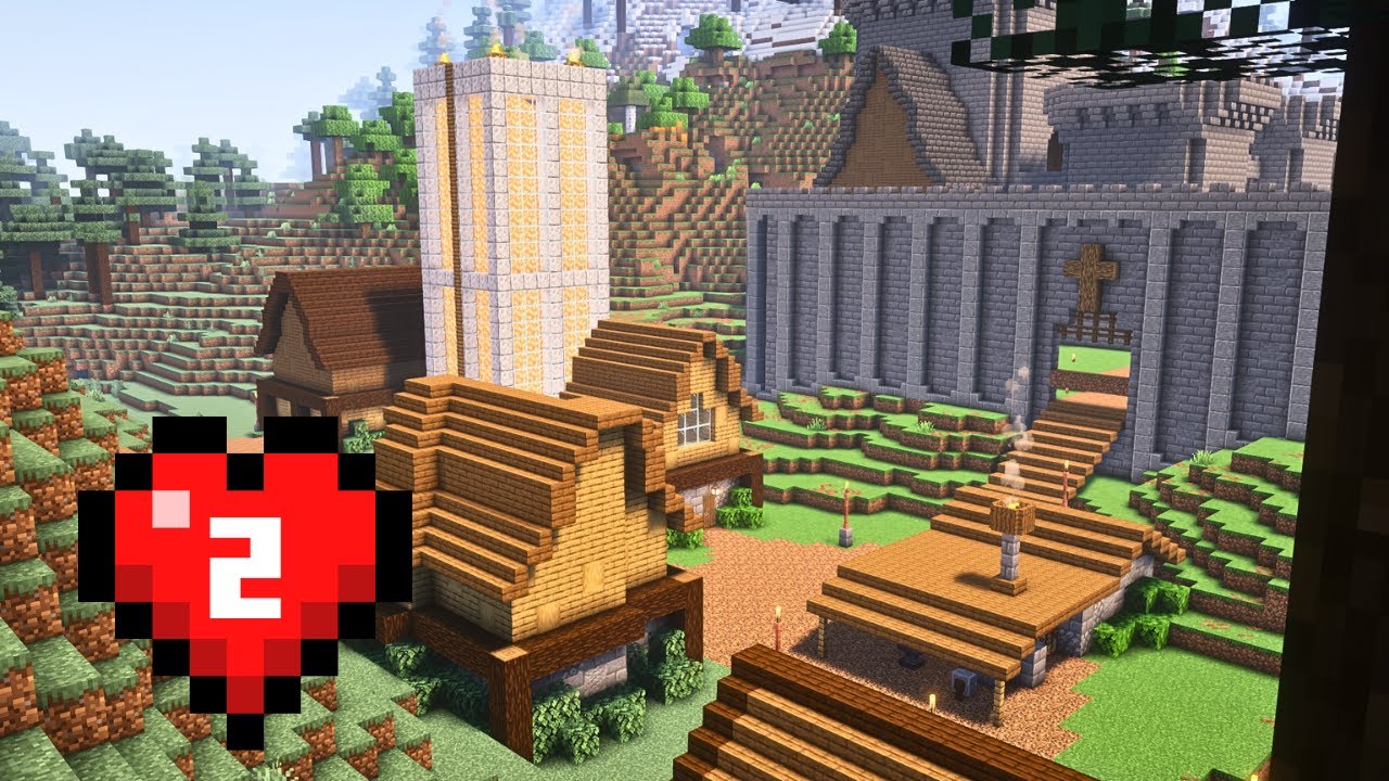 I Built a Village In My Minecraft Forever World! - YouTube